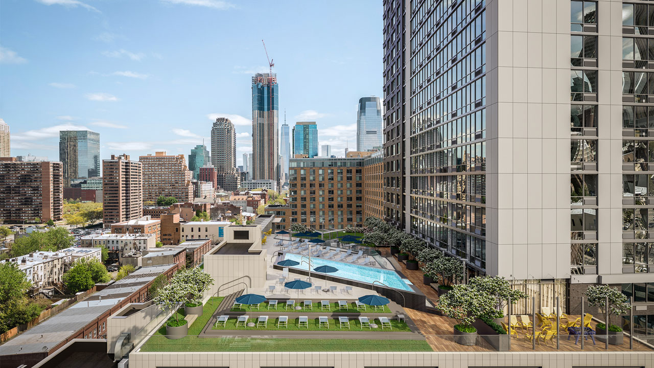 235 Grand apartment tower in Downtown Jersey City
