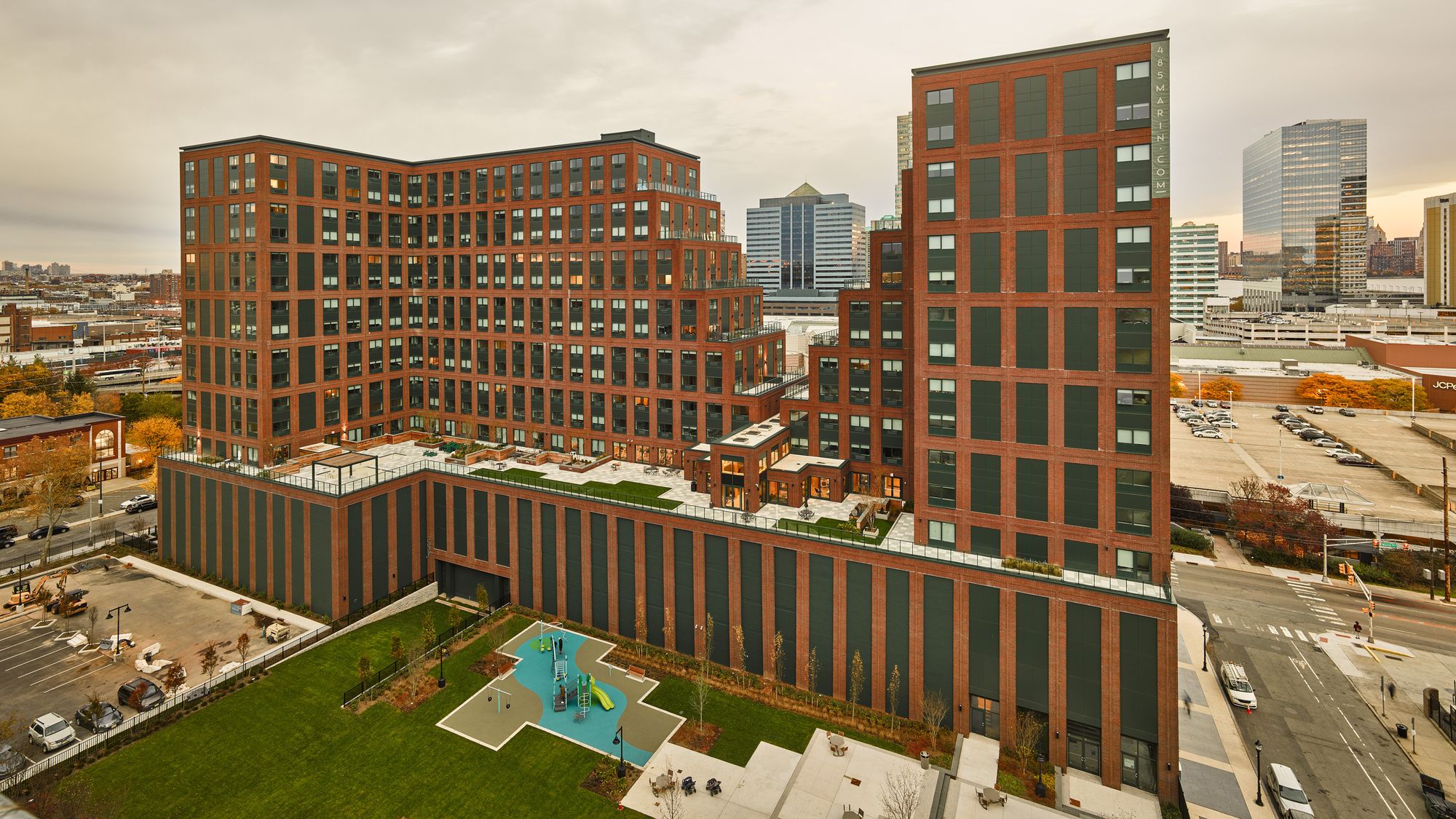 485 Marin apartments beside Hamilton Park in Jersey City