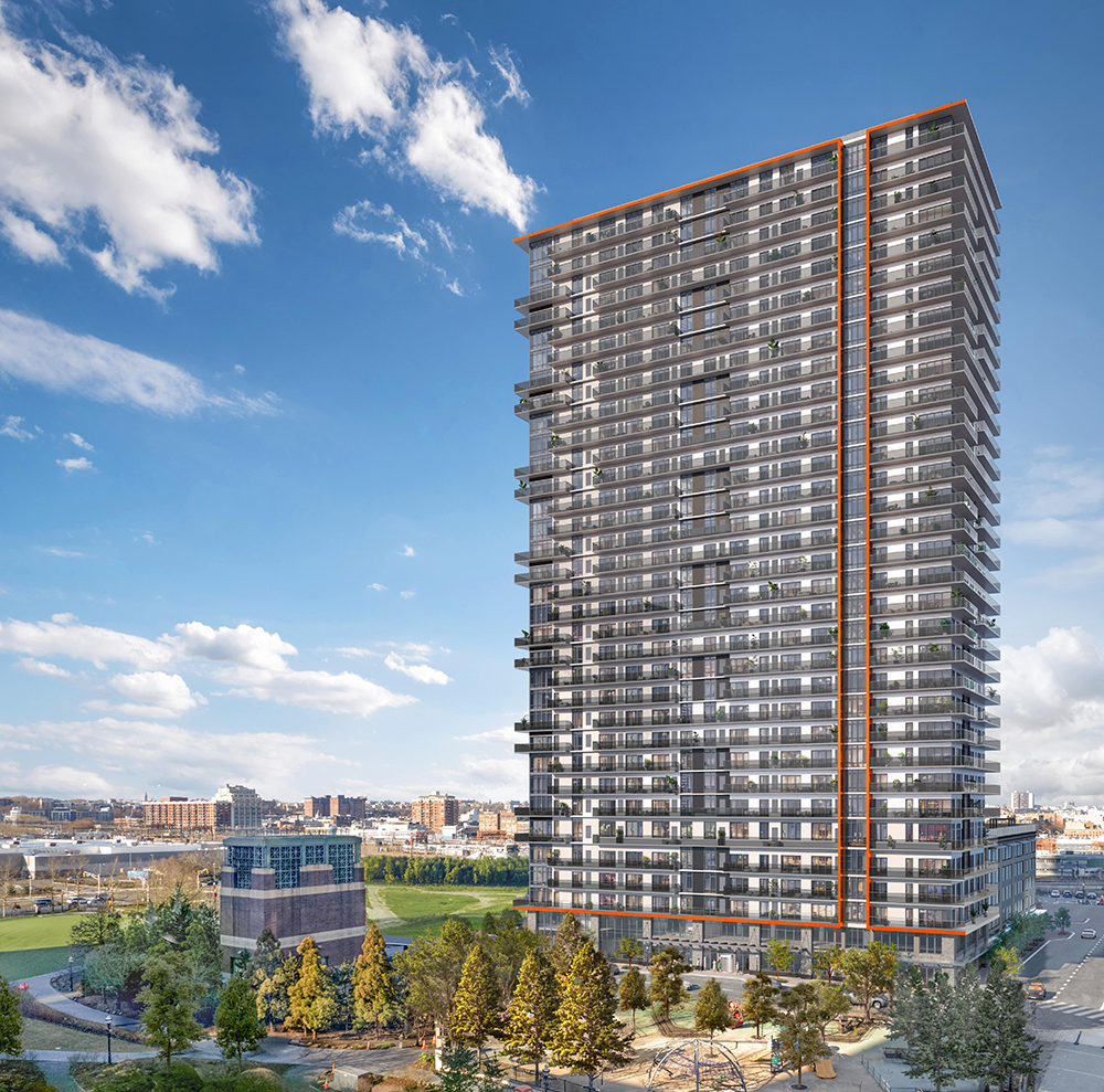 Bisby high-rise at Newport in Jersey City