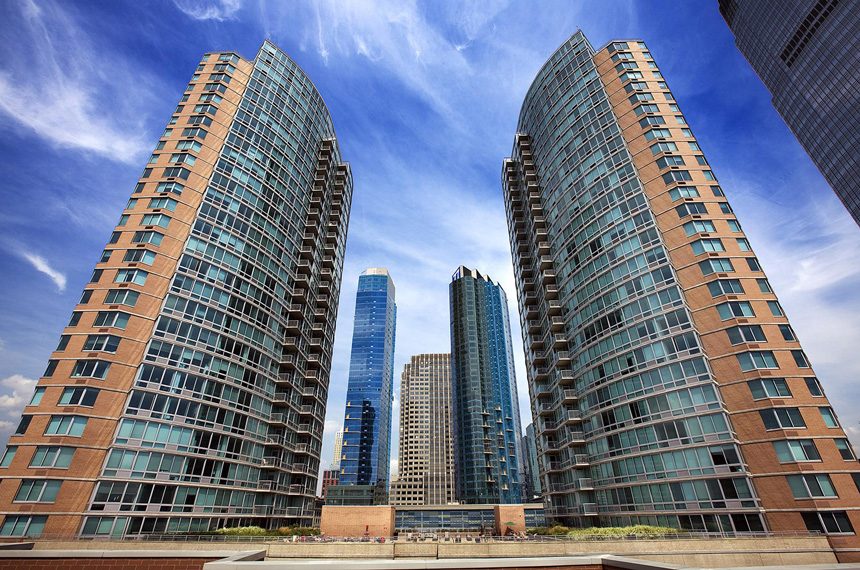 Liberty Towers on the Jersey City waterfront