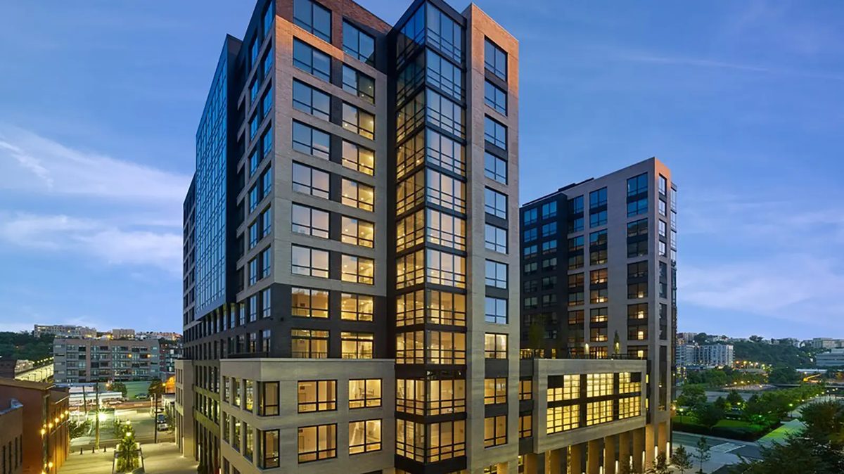 Park & Garden apartment building exterior in Hoboken
